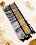 Mulcotton Saree - Luxe Monochrome