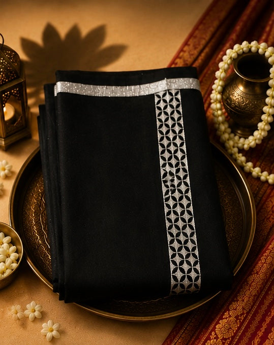Dhotti - Silver Diamond