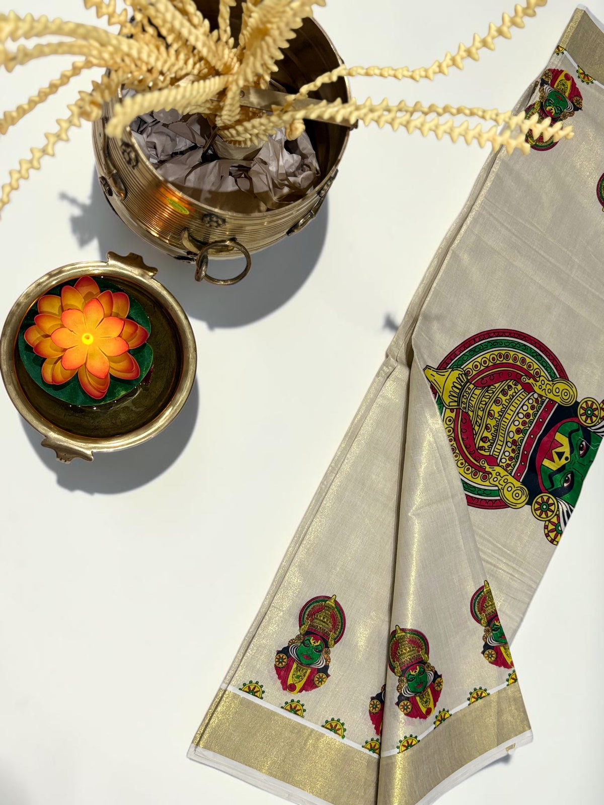 Kerala Saree - Kerala Kathakali
